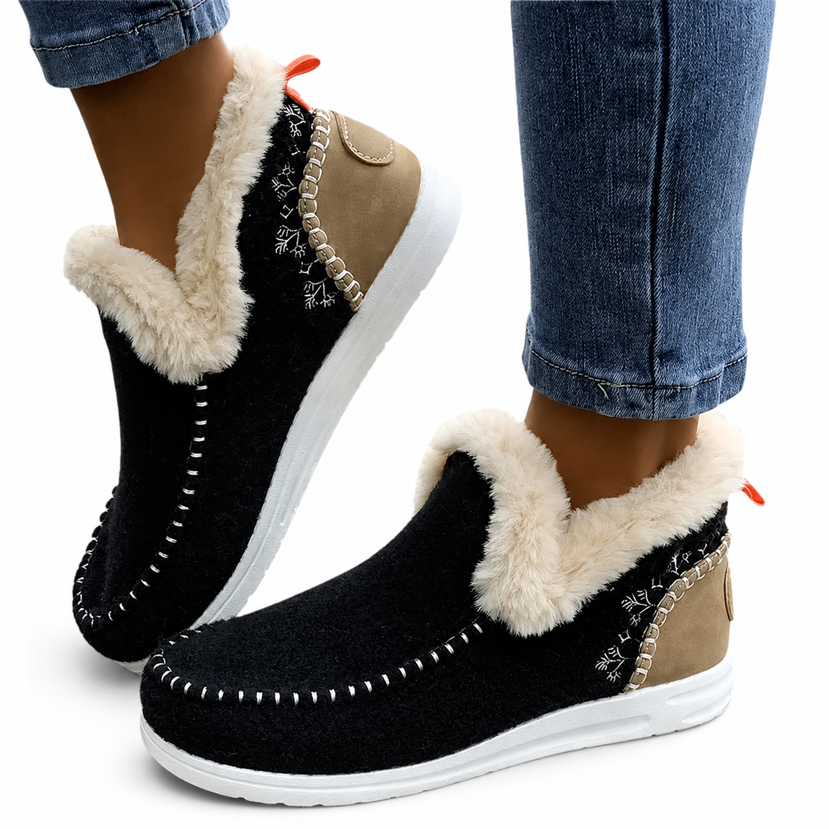 Otta Women's Plush-Lined Winter Shoes - Brown - product image 1