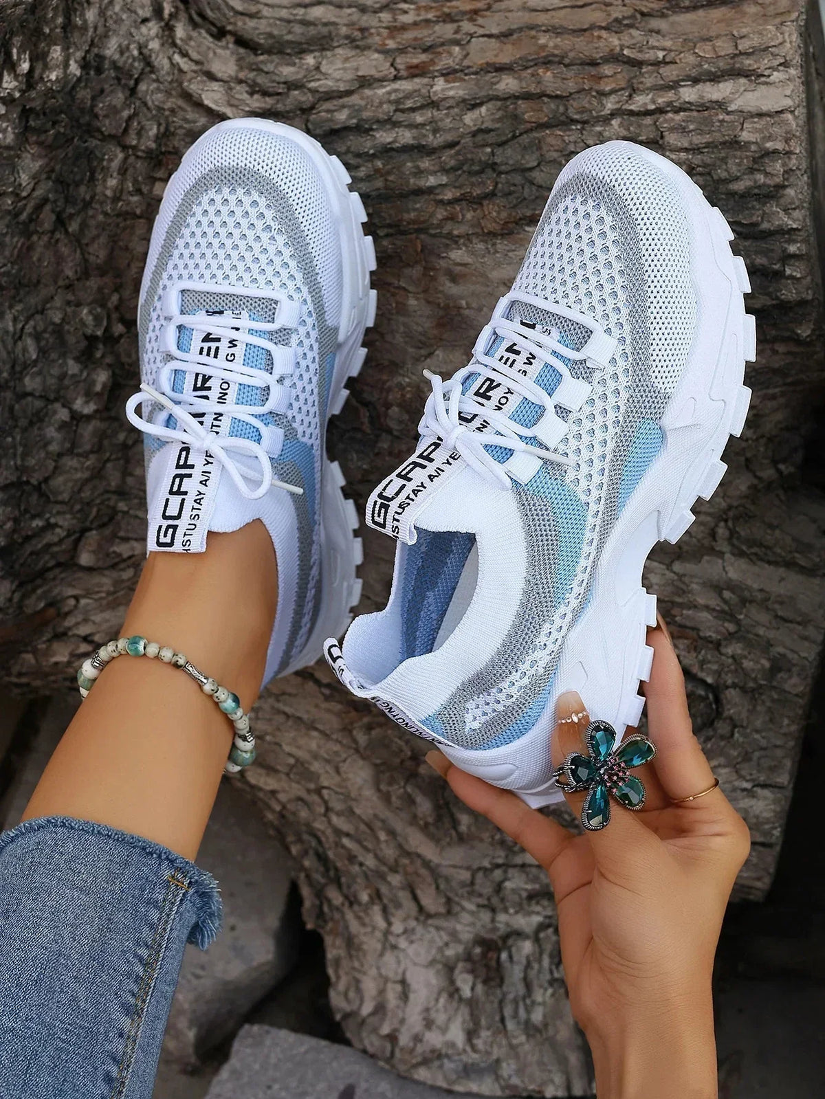Women's Breathable Colorblock Sneakers - product image 6
