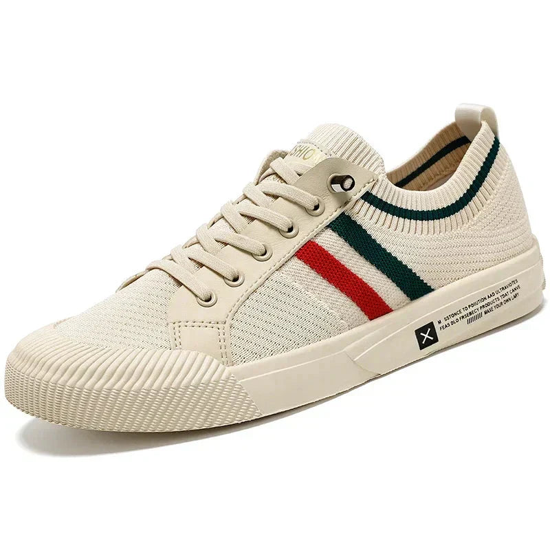 Urban Pulse Men's Casual Sneakers - Beige - product image 1